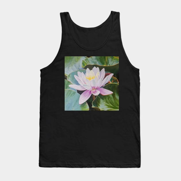 Transcend - water lily painting Tank Top by EmilyBickell